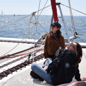 Bag Hatoup traversée voile catamaran Lorient Groix